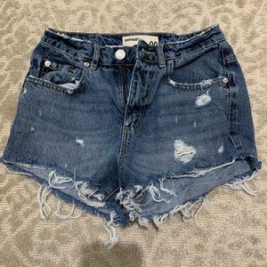 Jean shorts, size 00